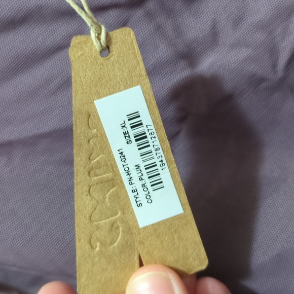 NWT SKIMS Mesh High Waisted Bikini Brief XL Plum - Picture 3 of 5